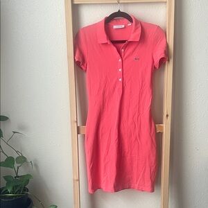 Lacoste Pink Polo Dress